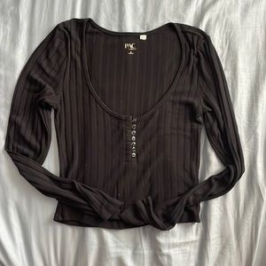 Scoop Neck Black top